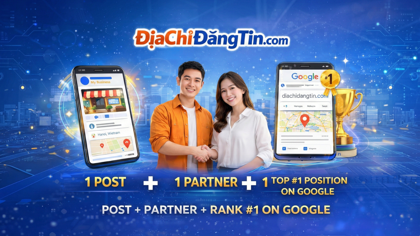 1 bài đăng + 1 đối tác + 1 vị trí vững chắc trên Top Google 2026