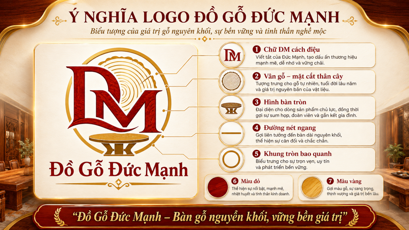 Ý Nghĩa Logo Đồ Gỗ Đức Mạnh